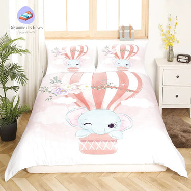 Housse de Couette Éléphant Rêves
